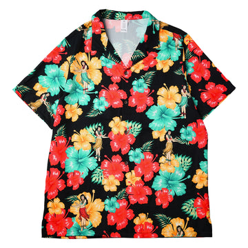 Hula Bloom Woman Hawaiian Shirt
