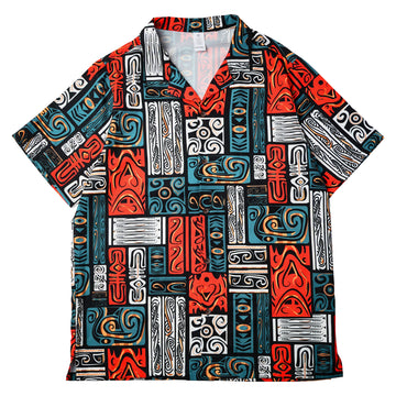 Tiki Totem Woman Hawaiian Shirt