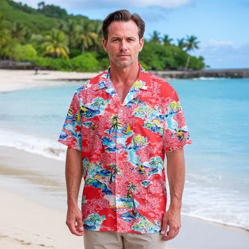 Heatwave Paradise Pocket Hawaiian Shirt