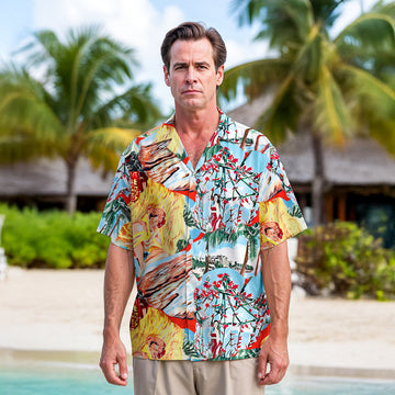 Retro Pin-Up Paradise Hawaiian Shirt