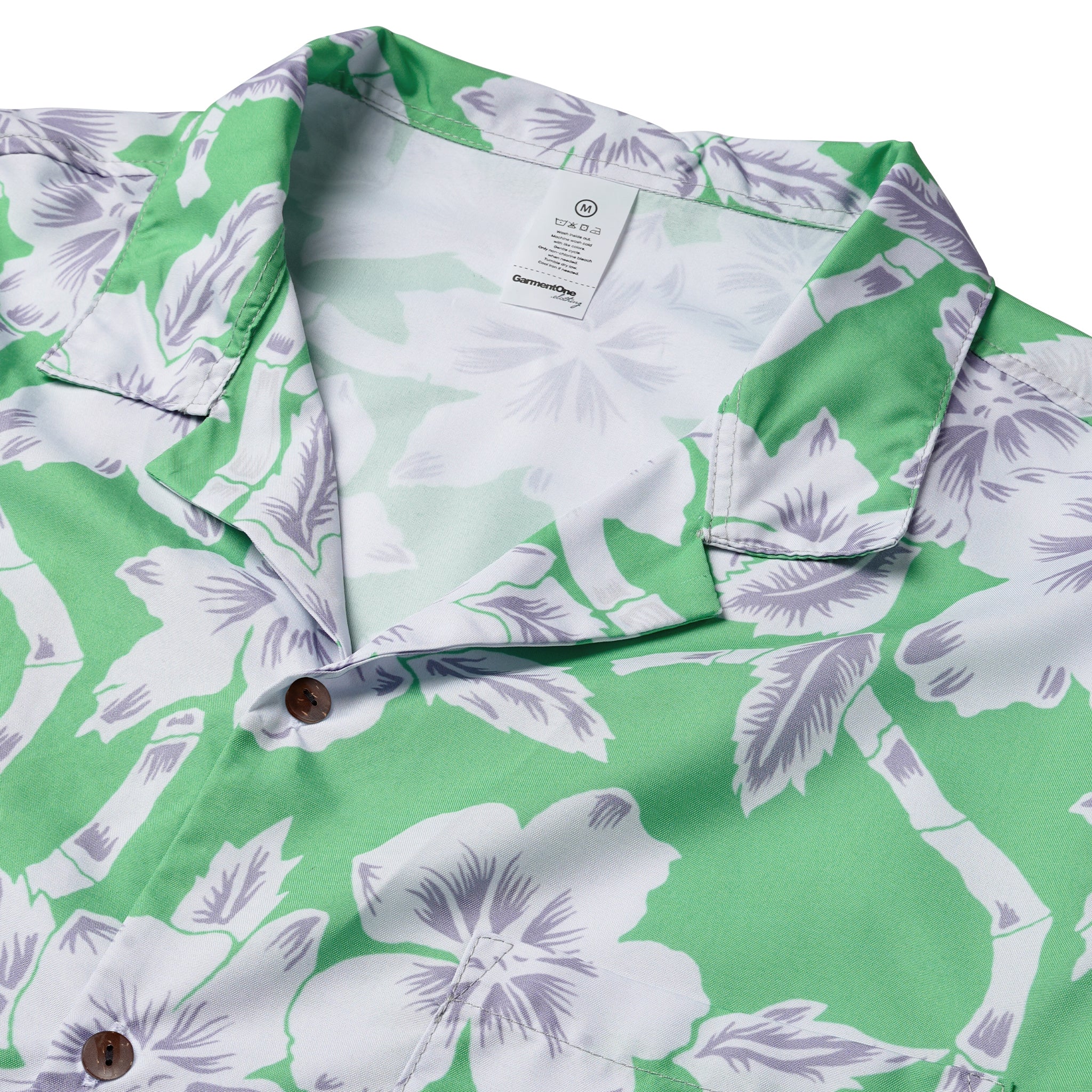 Bamboo Bloom Pocket Woman Hawaiian Shirt