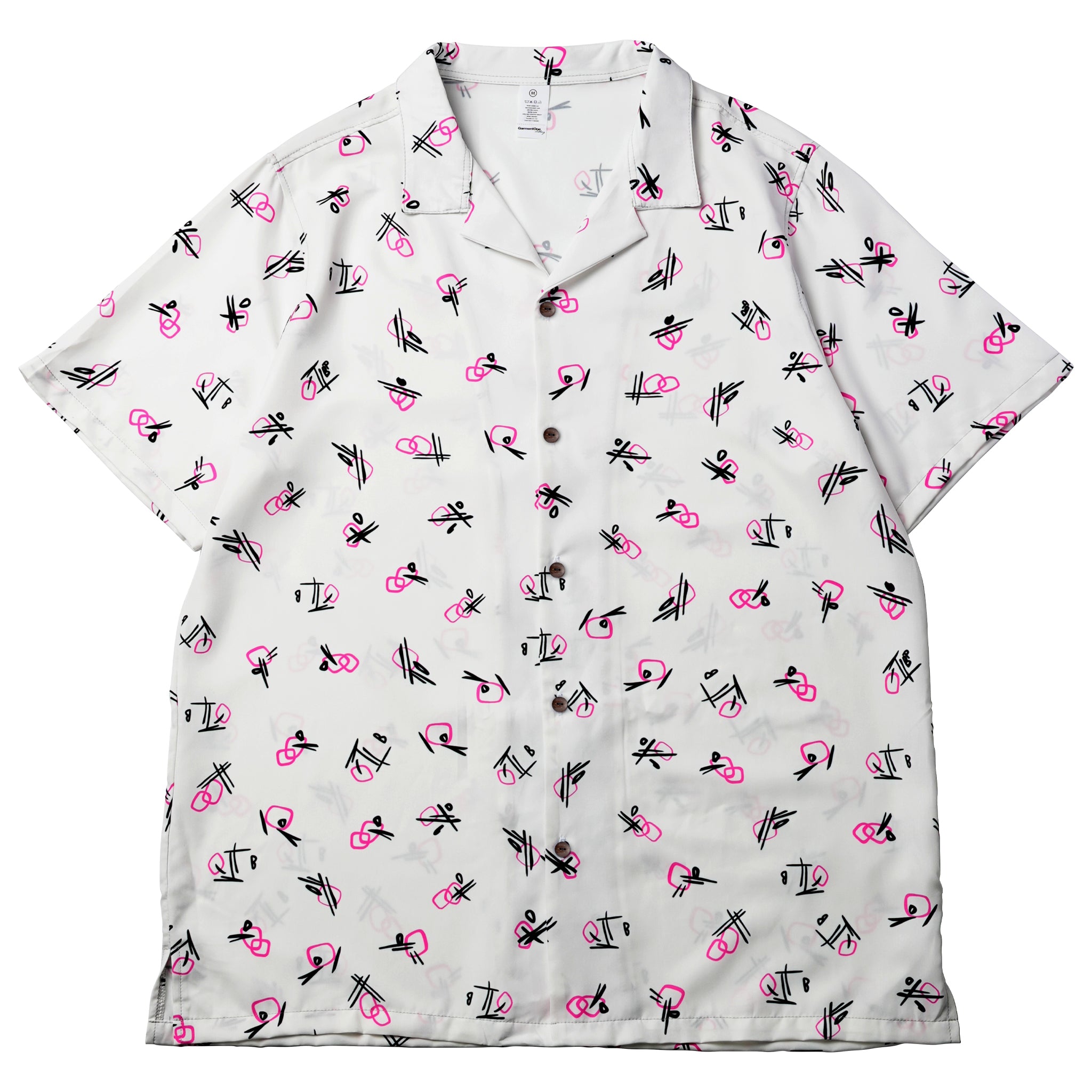 Neon Sketch Woman Hawaiian Shirt