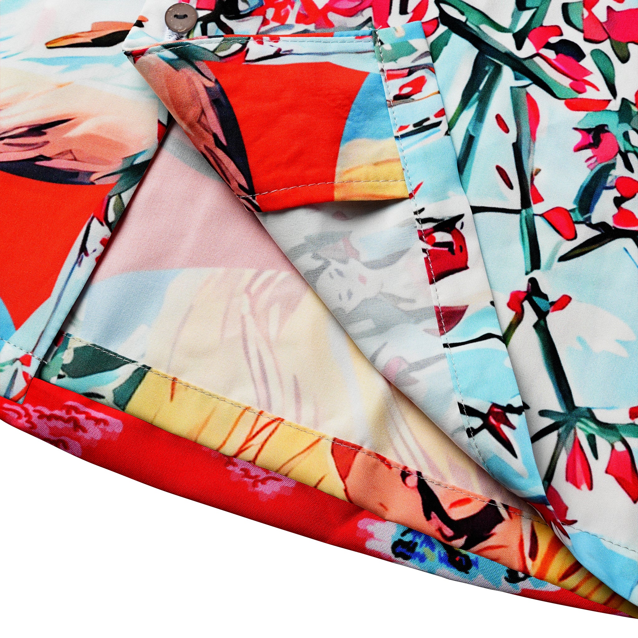 Retro Pin-Up Paradise Woman Hawaiian Shirt