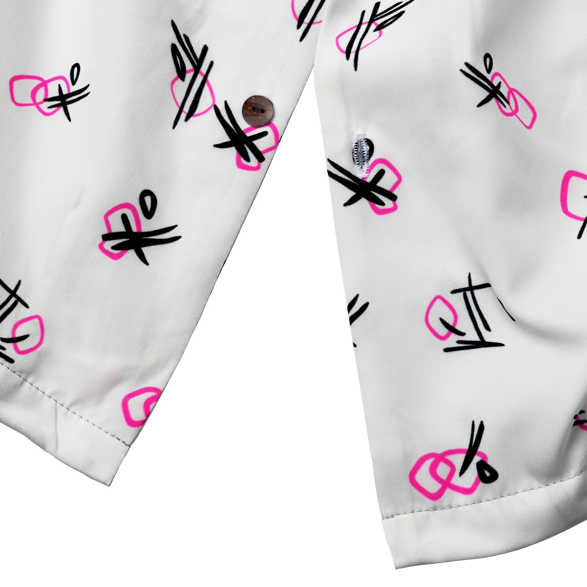 Neon Sketch Woman Hawaiian Shirt