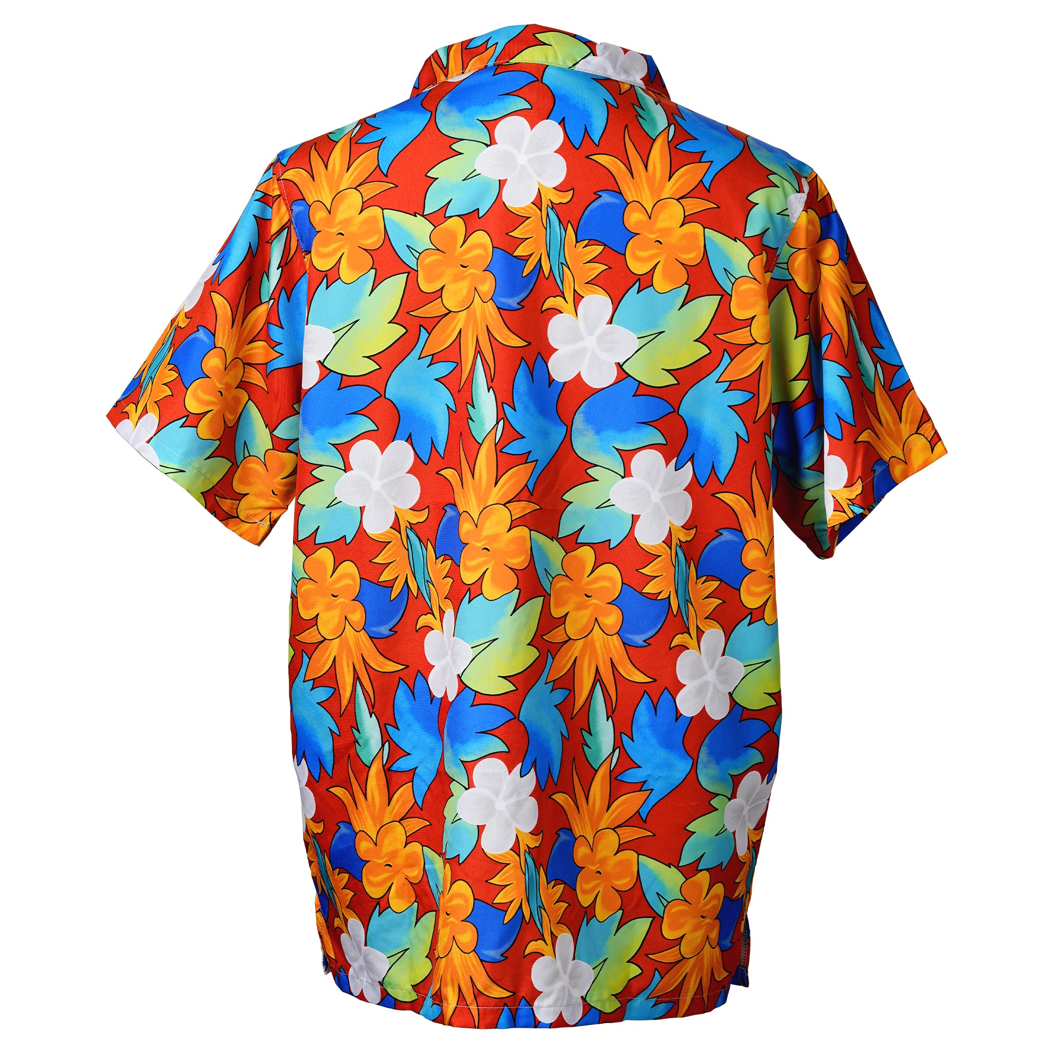Fire Bloom Pocket Hawaiian Shirt