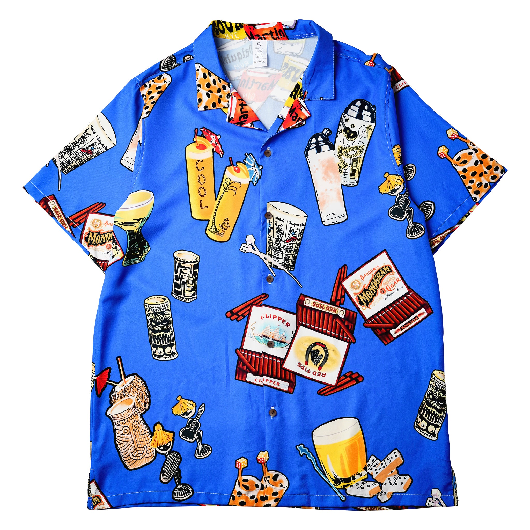 Blue Lounge Riot Woman Hawaiian Shirt