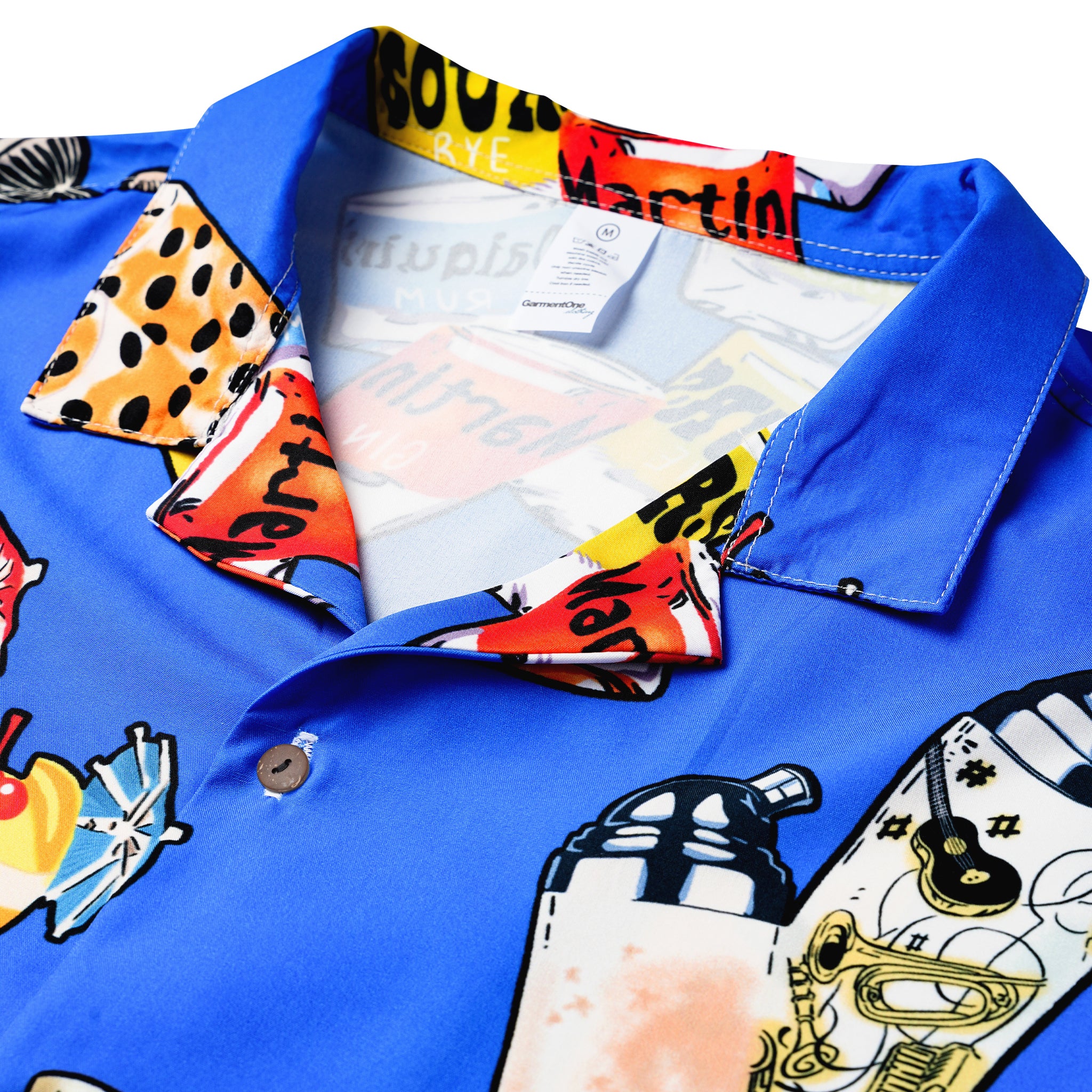 Blue Lounge Riot Woman Hawaiian Shirt