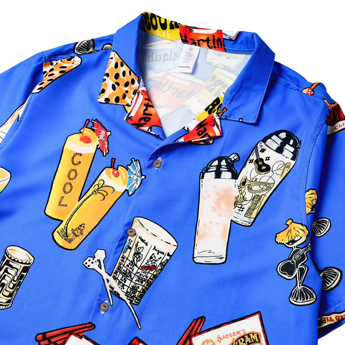 Blue Lounge Riot Woman Hawaiian Shirt
