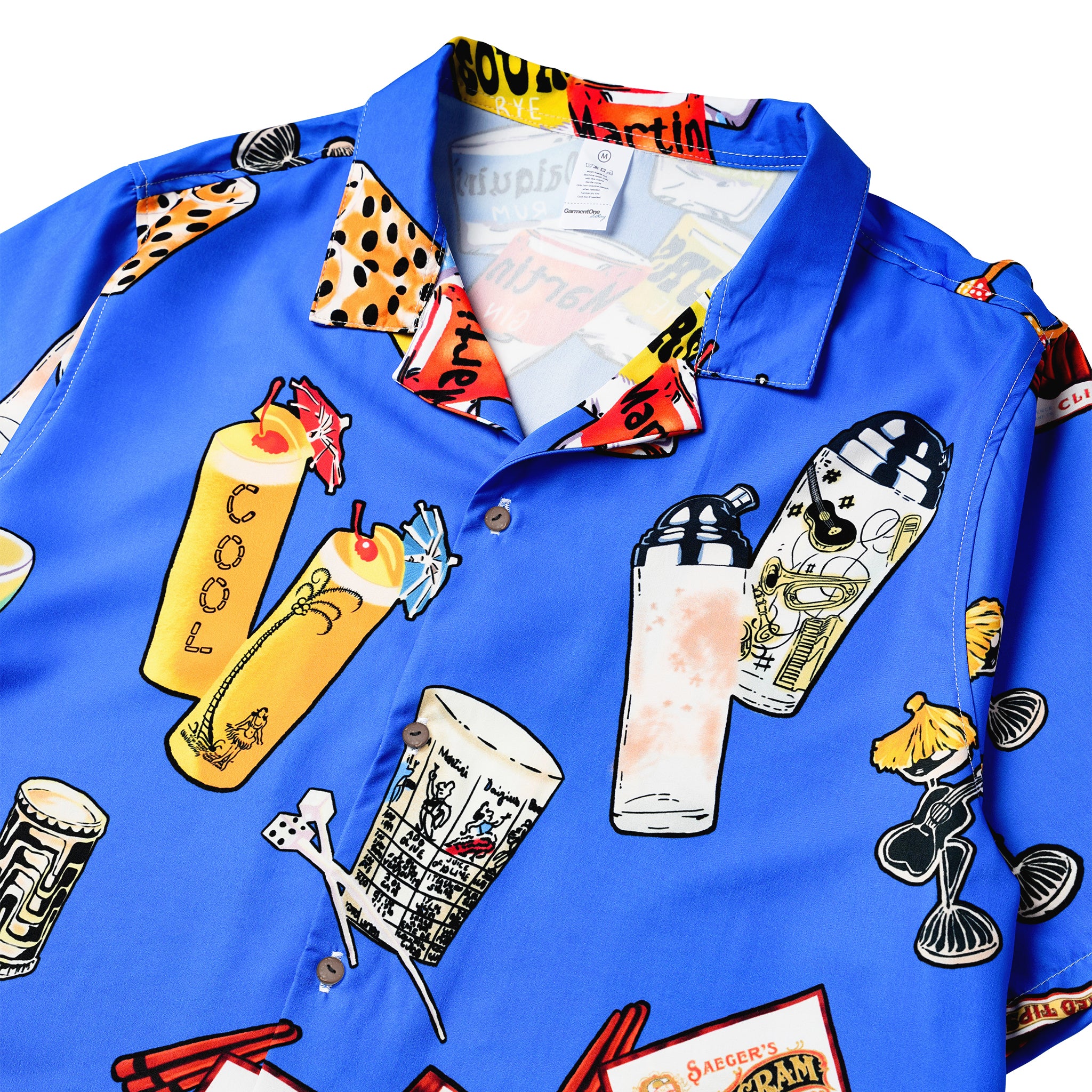 Blue Lounge Riot Woman Hawaiian Shirt