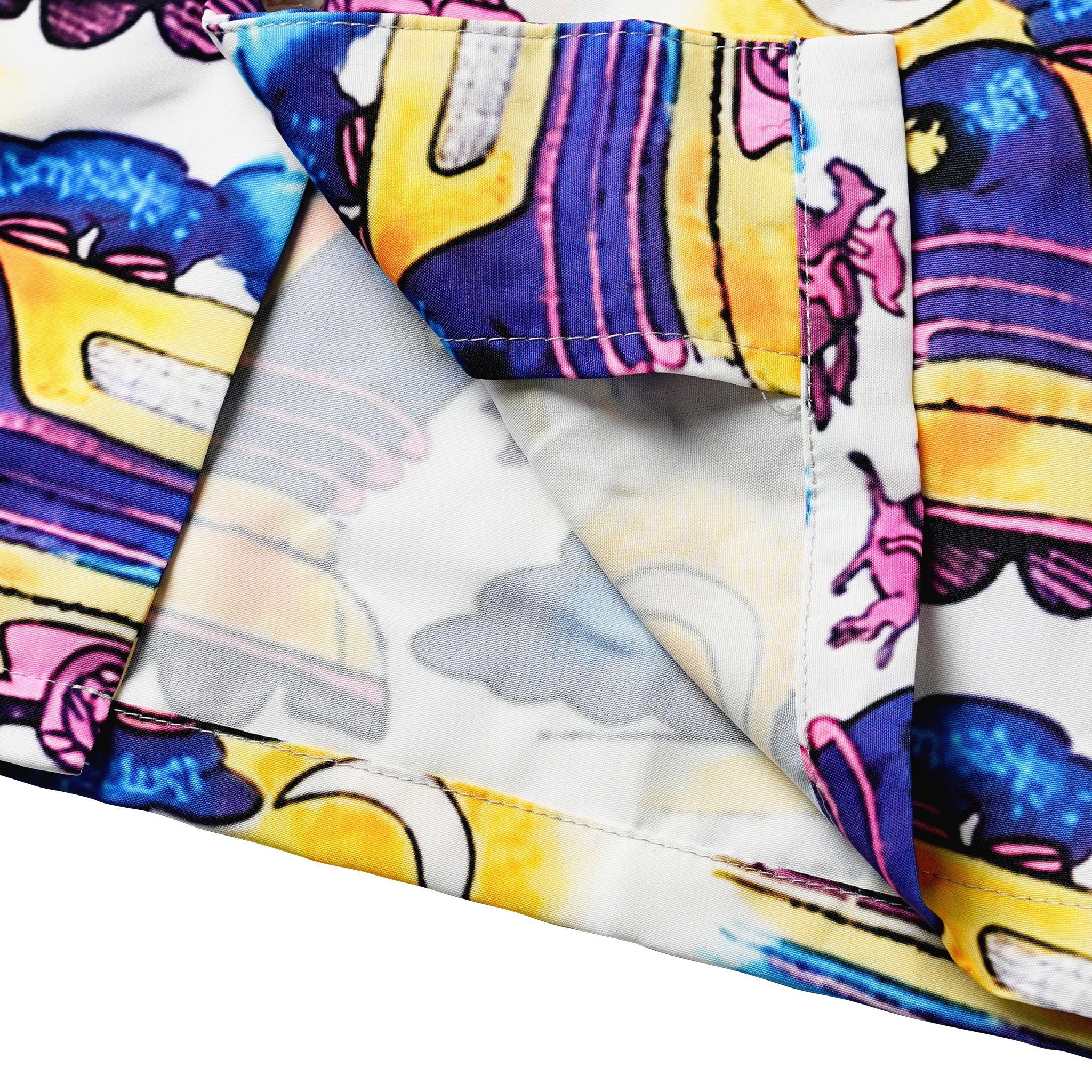 Neon Time Train  Women Hawaiian Shirt