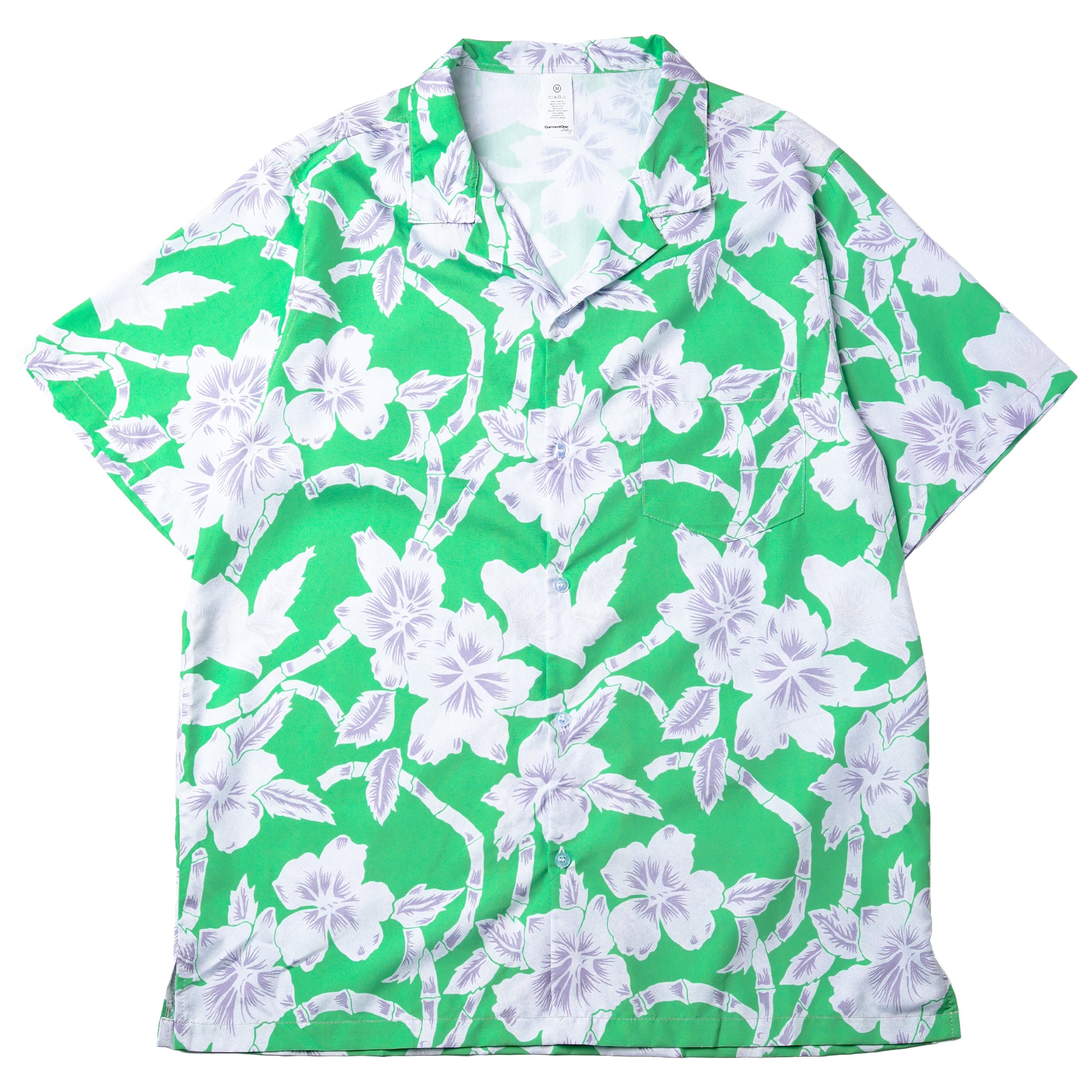 Bamboo Bloom Pocket Hawaiian Shirt