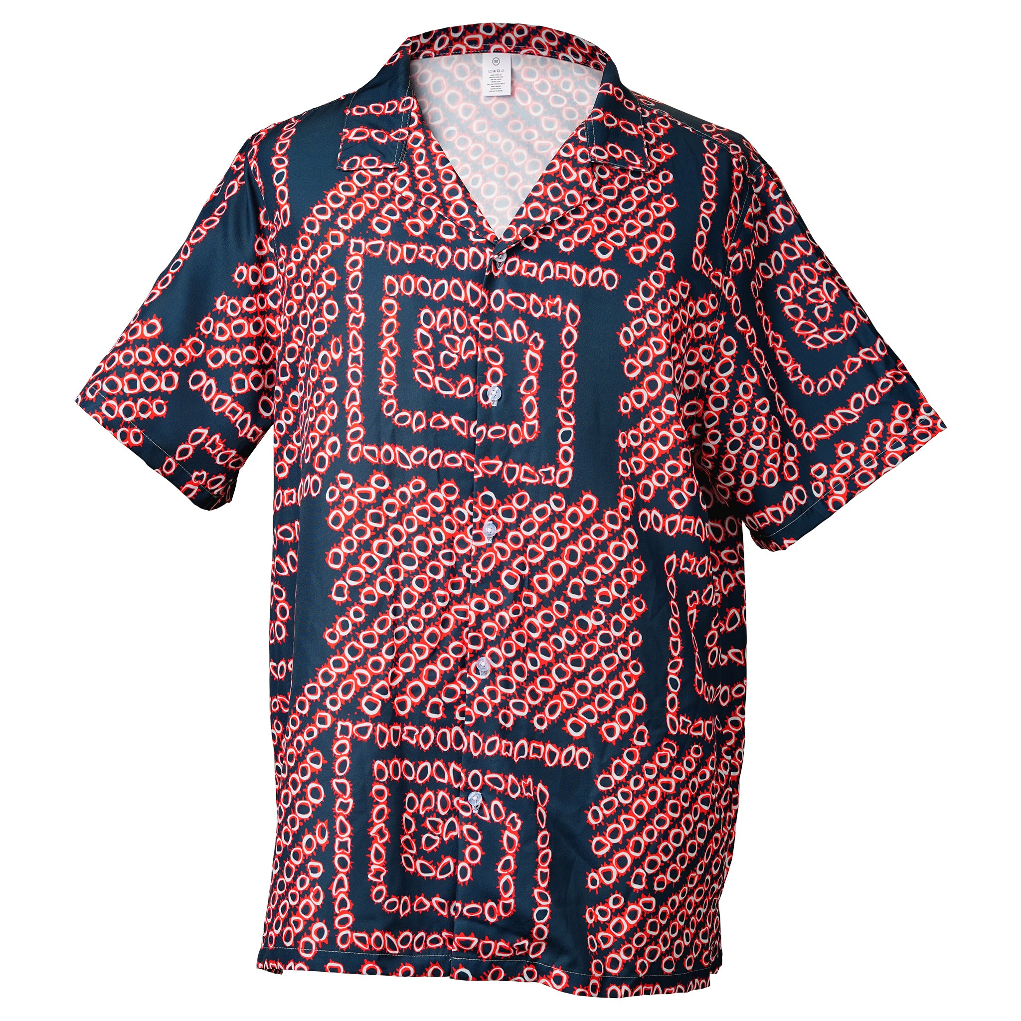 Screen Accurate BACK TO THE FUTURE MARTY McFLY Spiral Dot Hawaiian Shirt