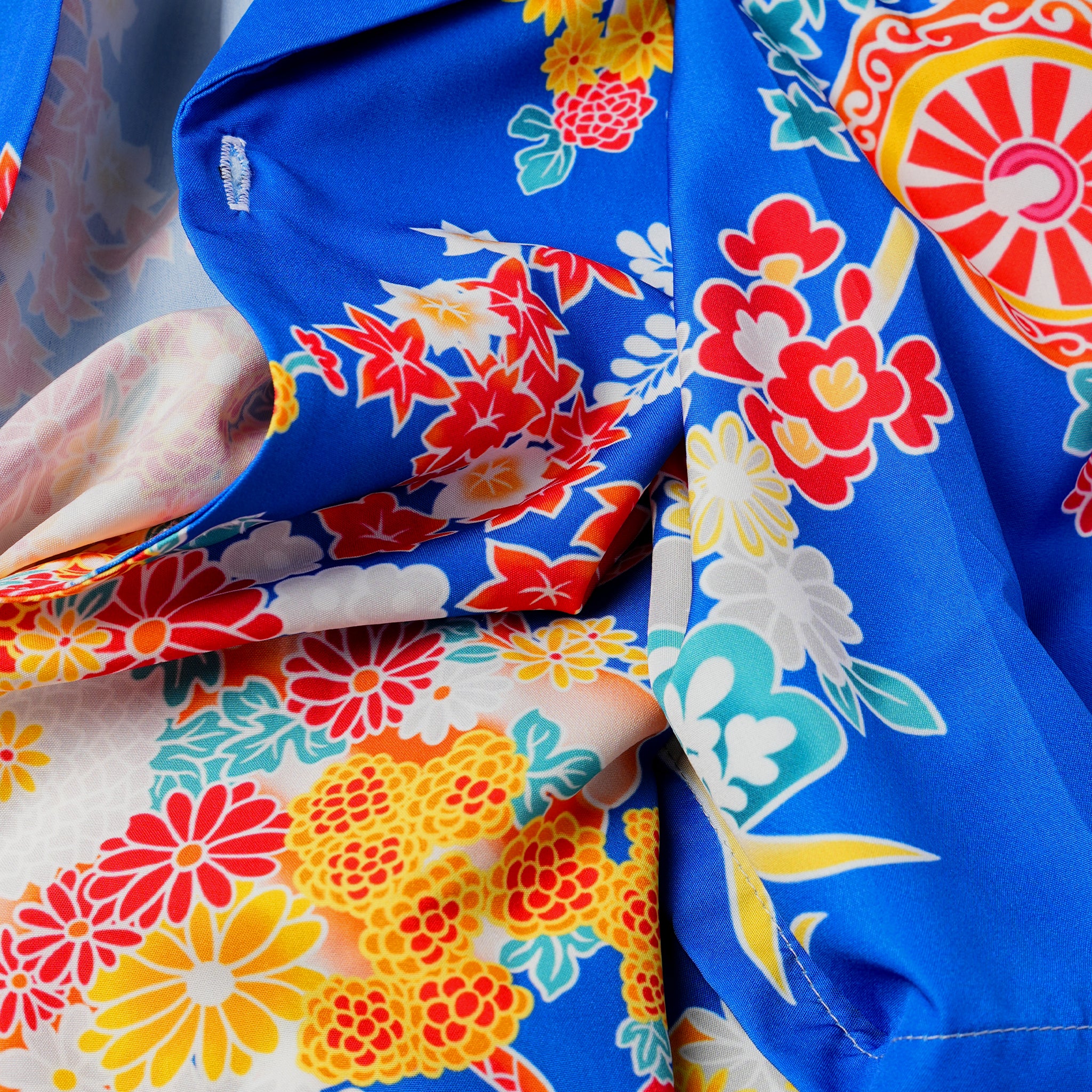 Blue Kimono Bloom Hawaiian Shirt