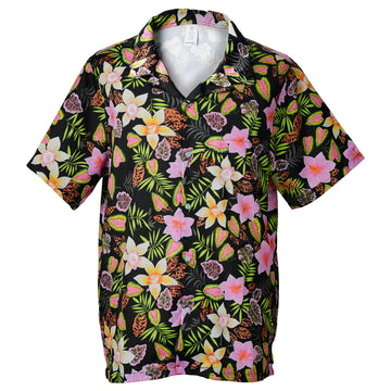 Midnight Orchid Mens & Womens Hawaiian Shirts