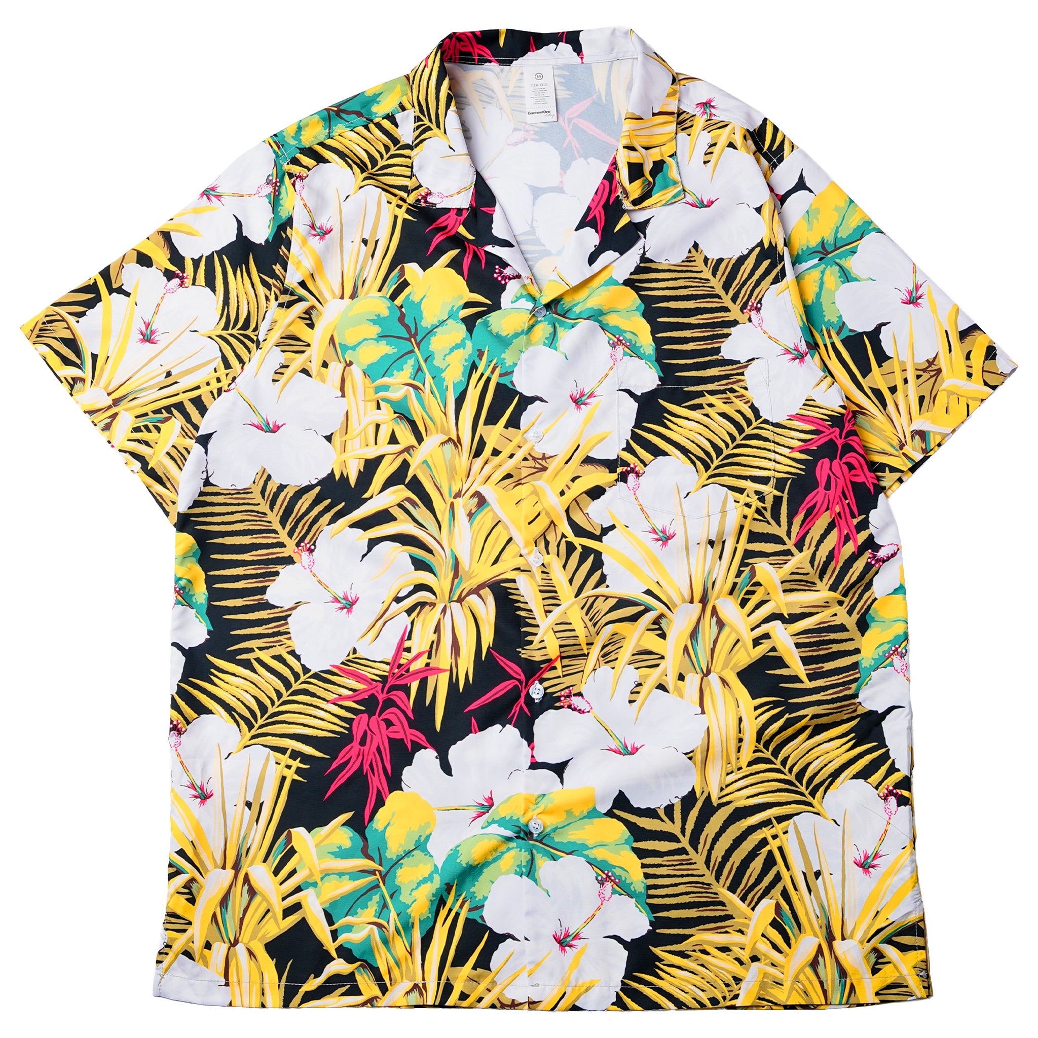 Dark Oasis Floral Pocket Hawaiian Shirt