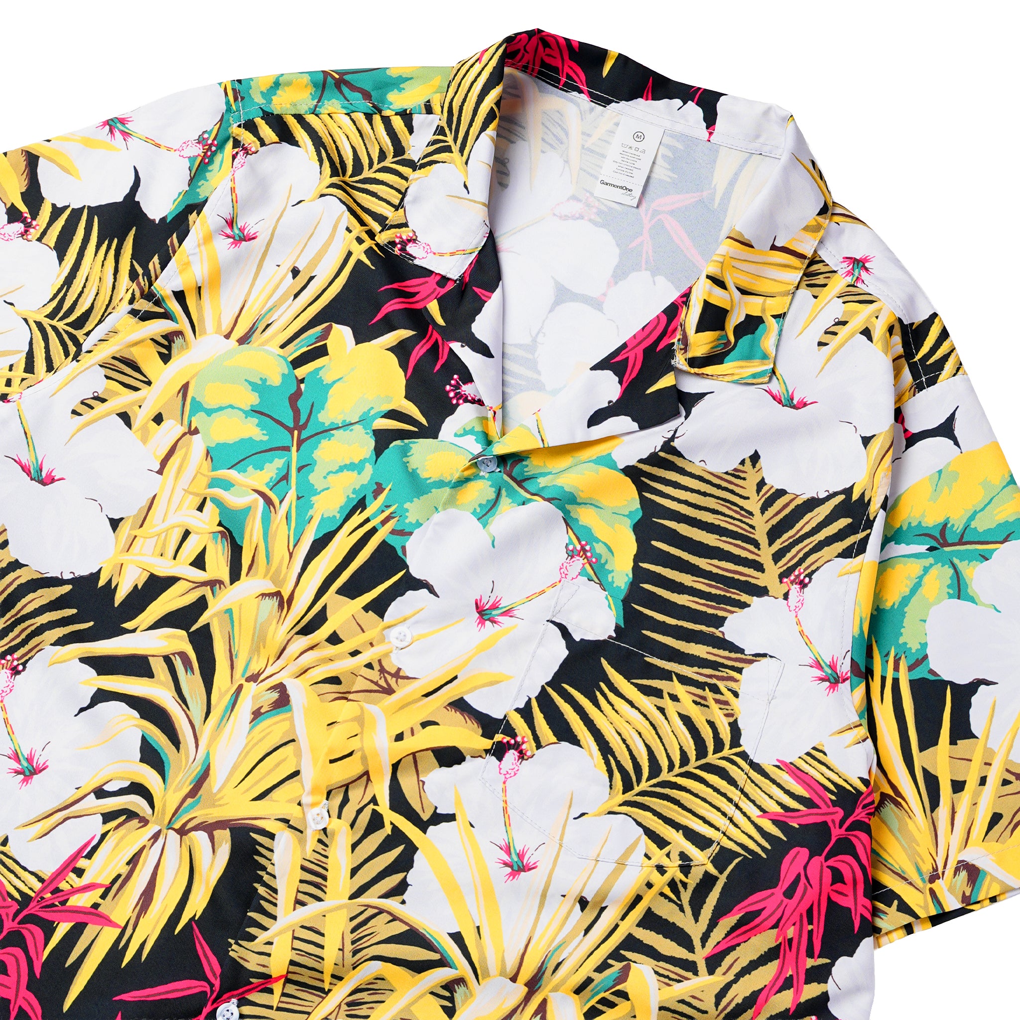 Dark Oasis Floral Pocket Hawaiian Shirt