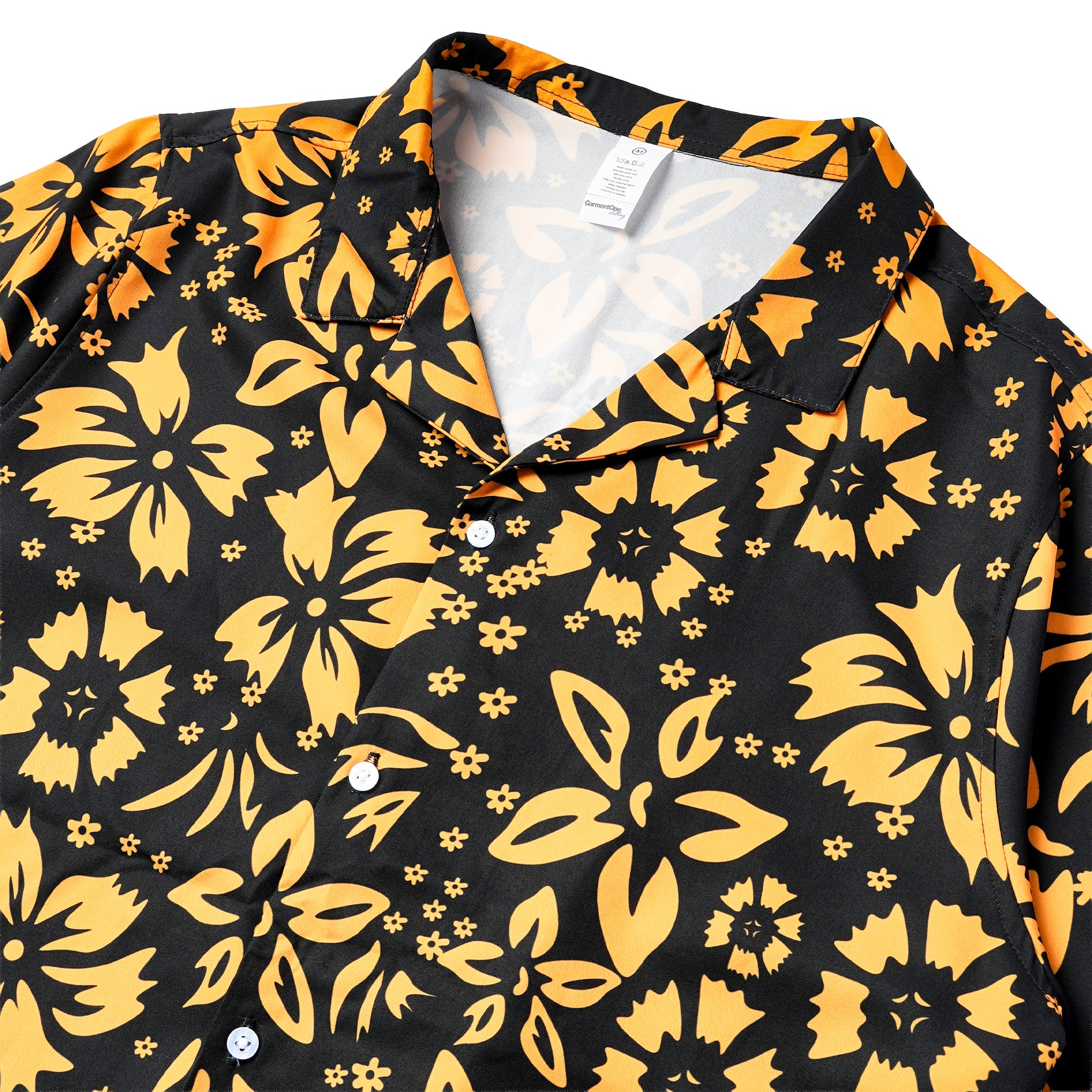 Golden Hibiscus Hawaiian Shirt