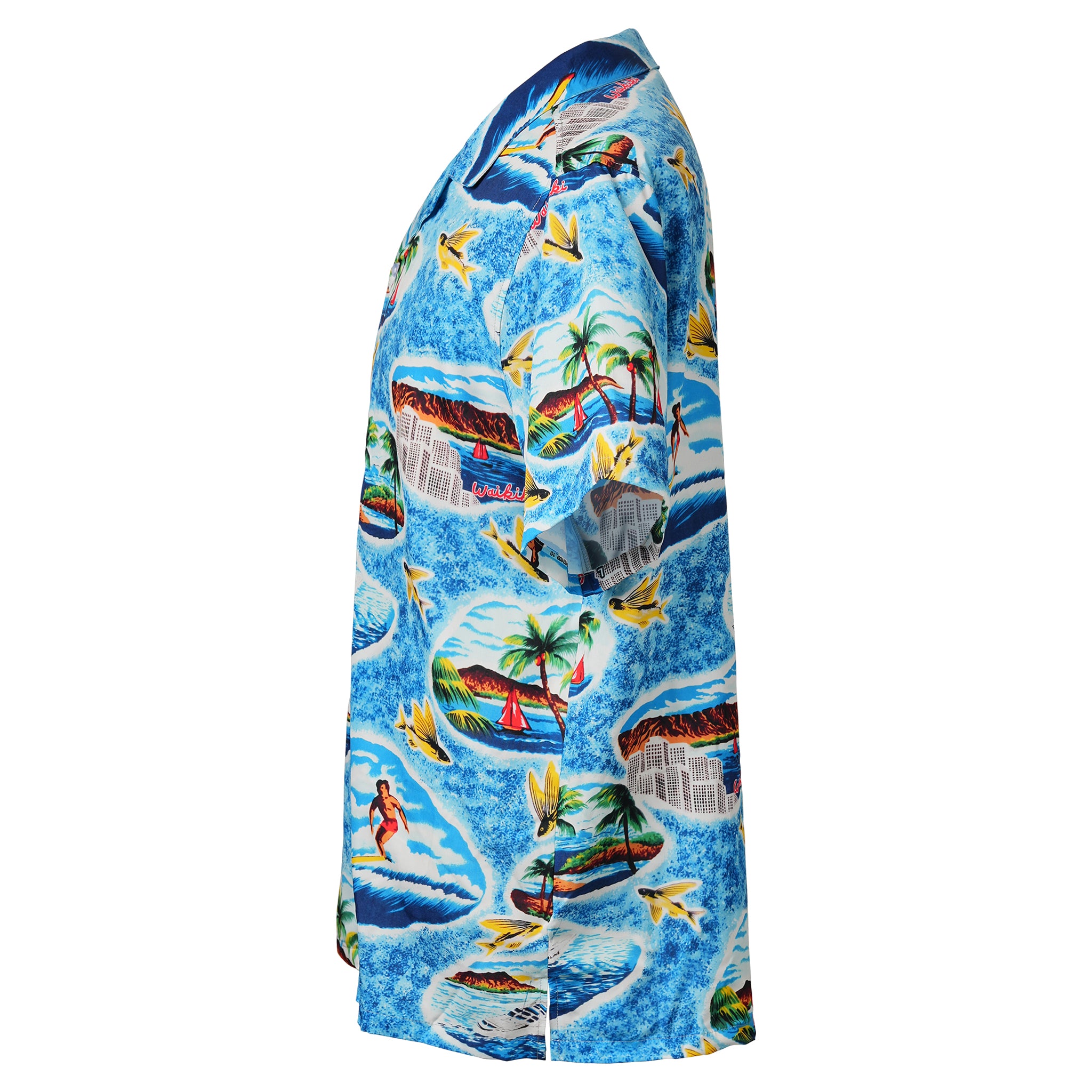 Honolulu Waikiki Island Hawaiian Shirt