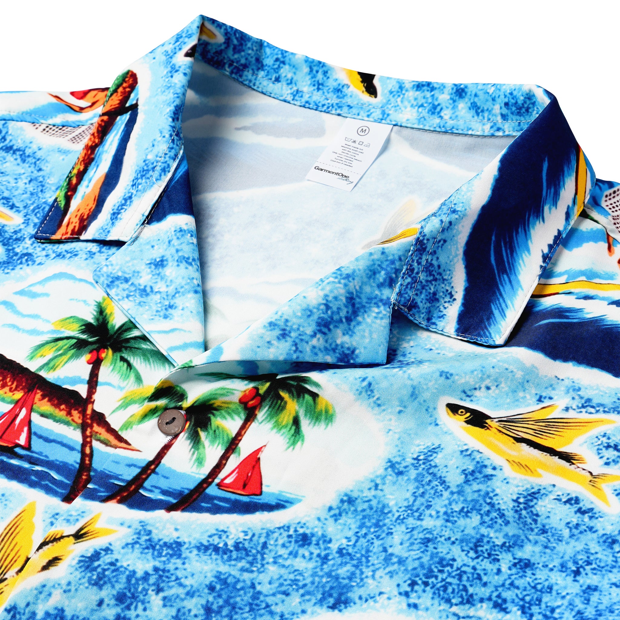 Honolulu Waikiki Island Hawaiian Shirt Womens