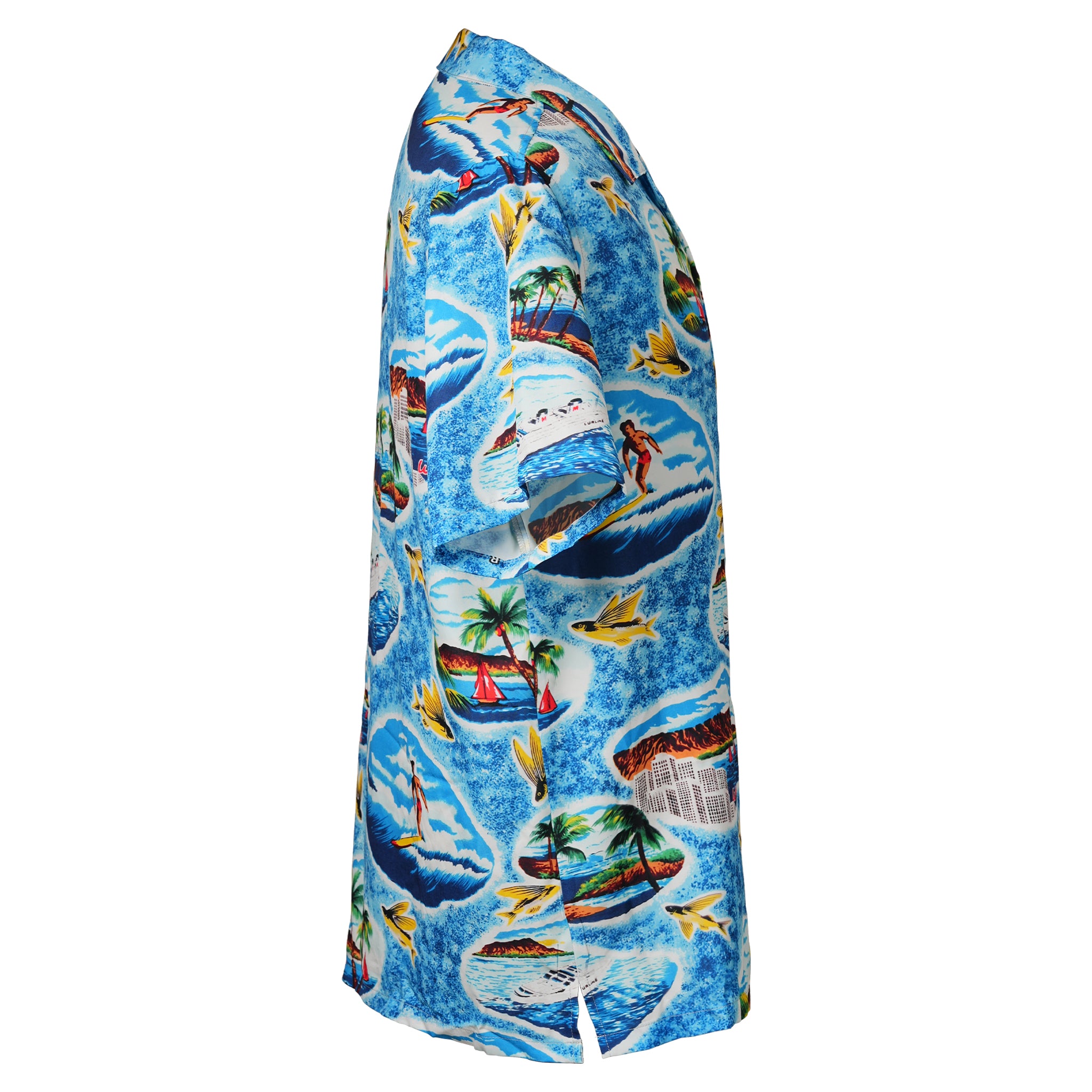 Honolulu Waikiki Island Hawaiian Shirt