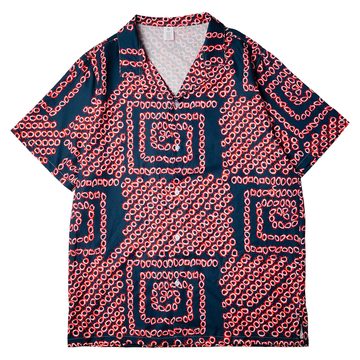 Screen Accurate BACK TO THE FUTURE MARTY McFLY Spiral Dot Hawaiian Shirt