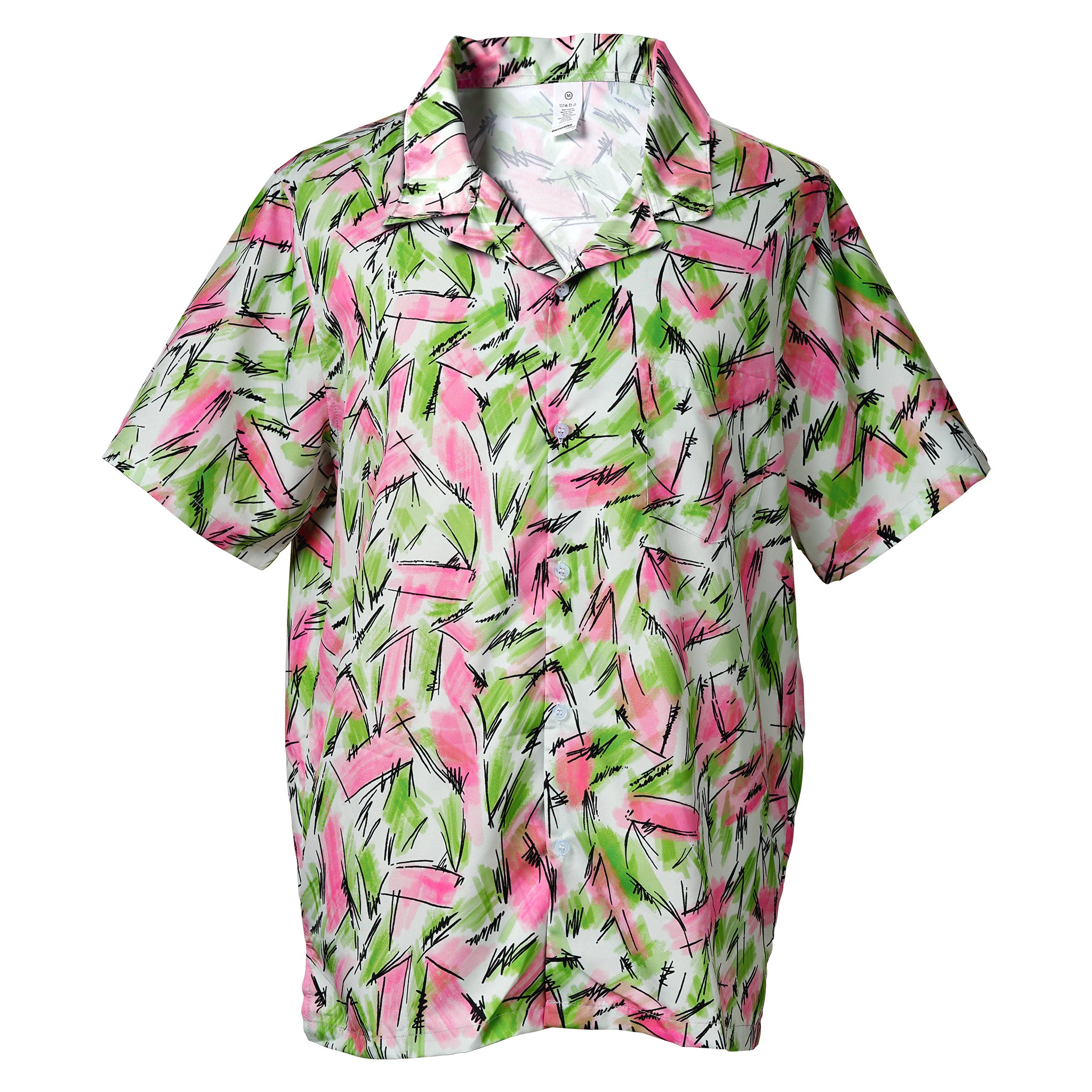 Neon Jungle Pocket Hawaiian Shirt