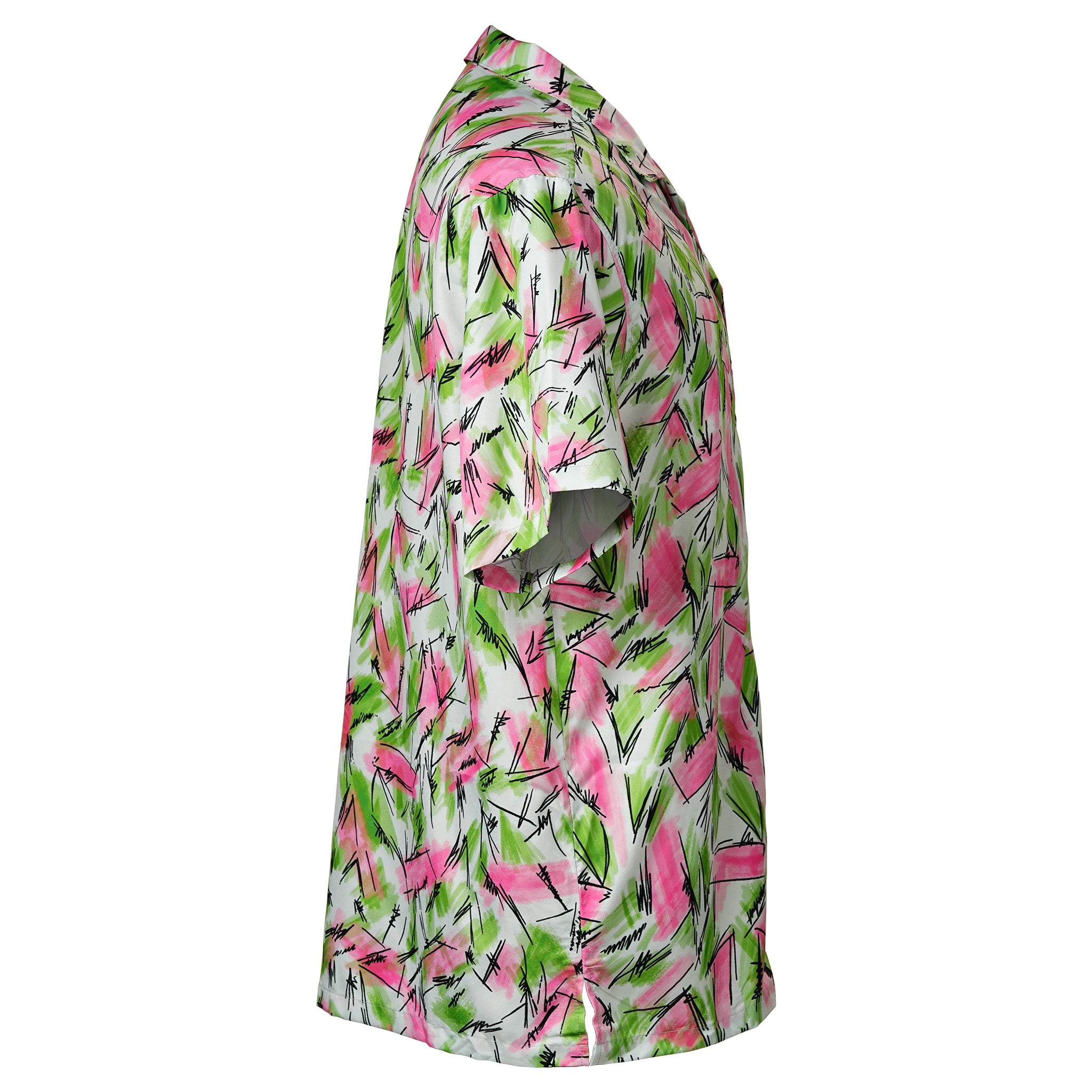 Neon Jungle Pocket Hawaiian Shirt