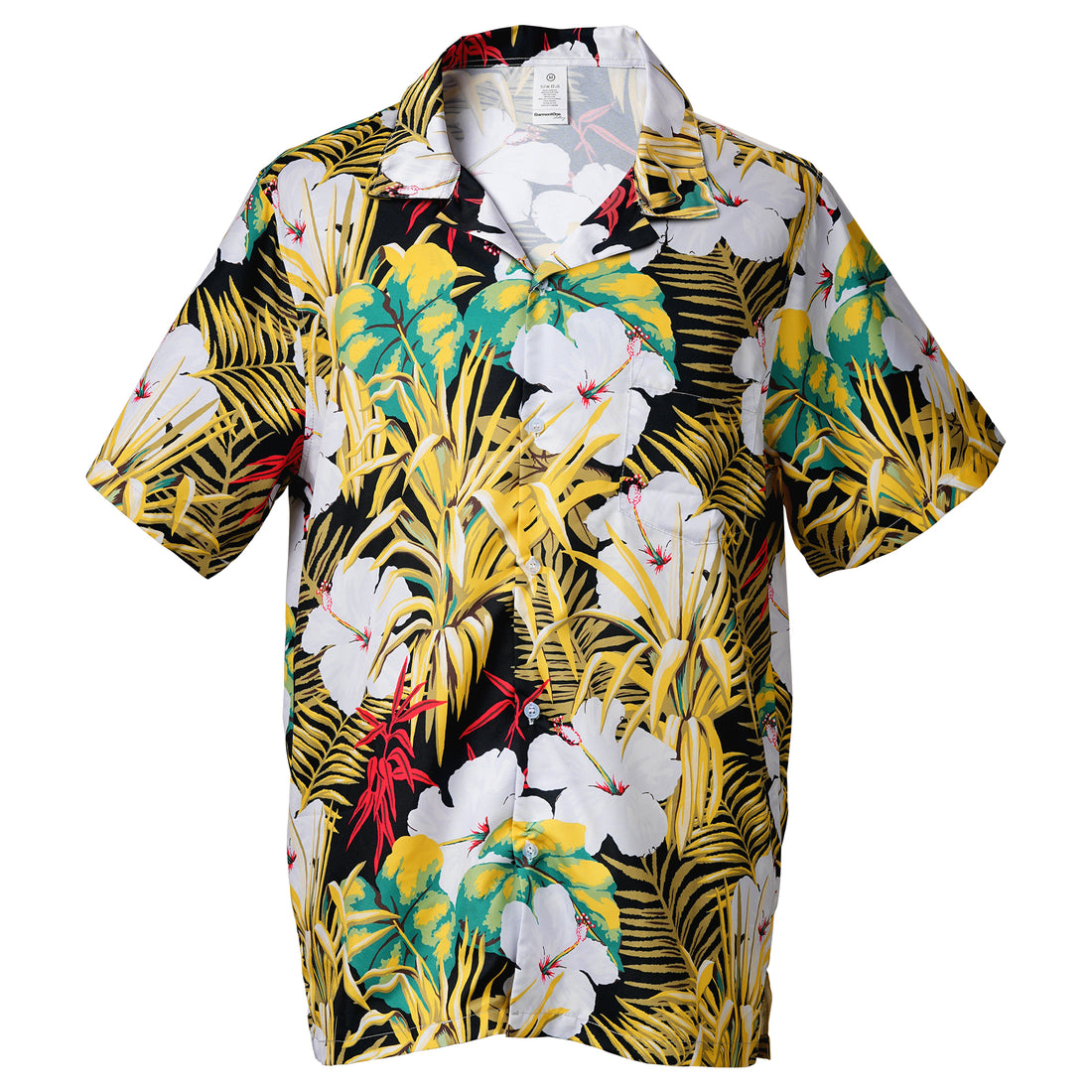 Dark Oasis Floral Pocket Hawaiian Shirt