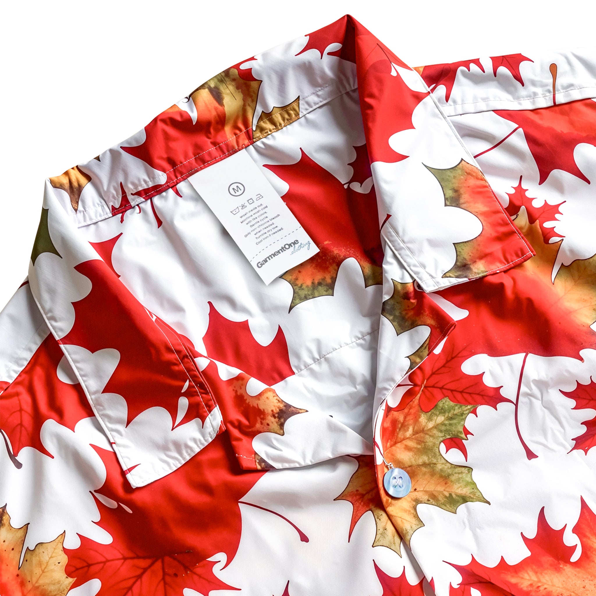 Maple Leaf Hawaiian Shirt