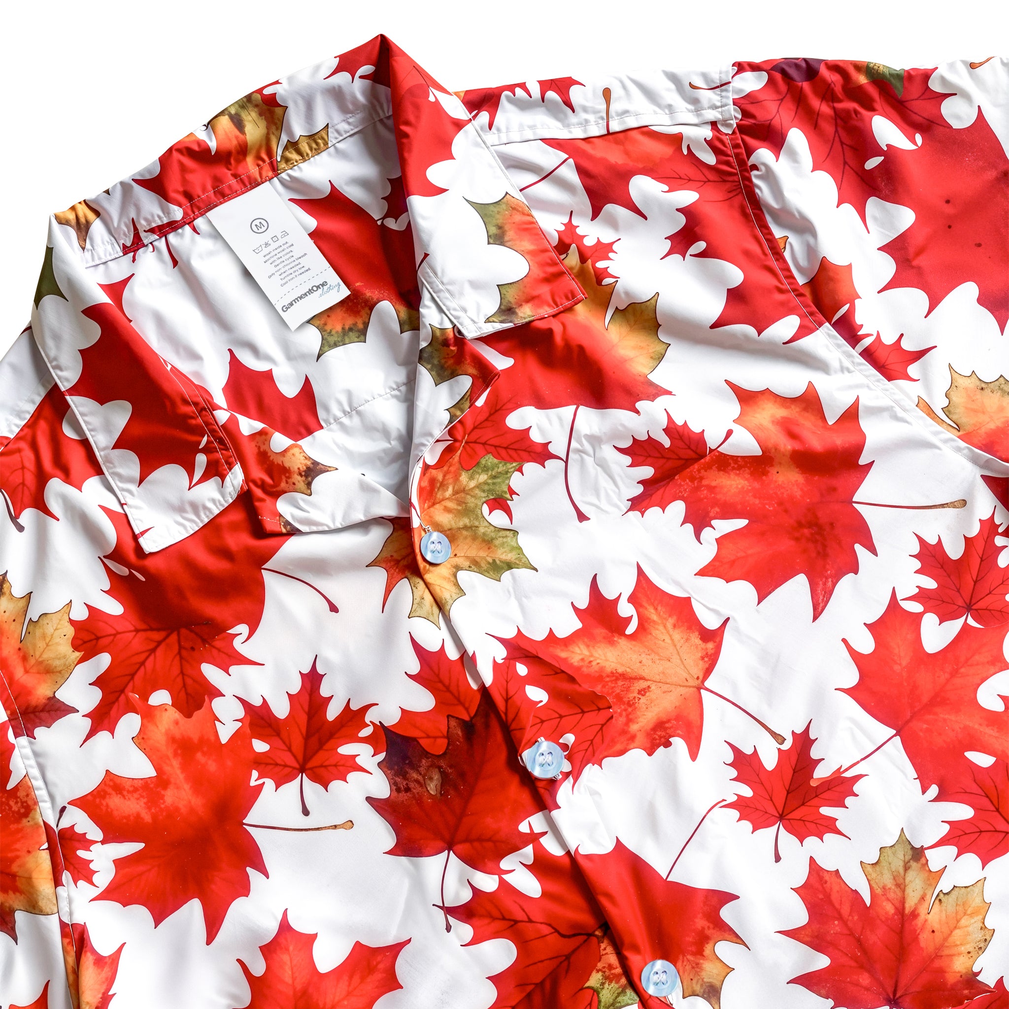 Maple Leaf Hawaiian Shirt