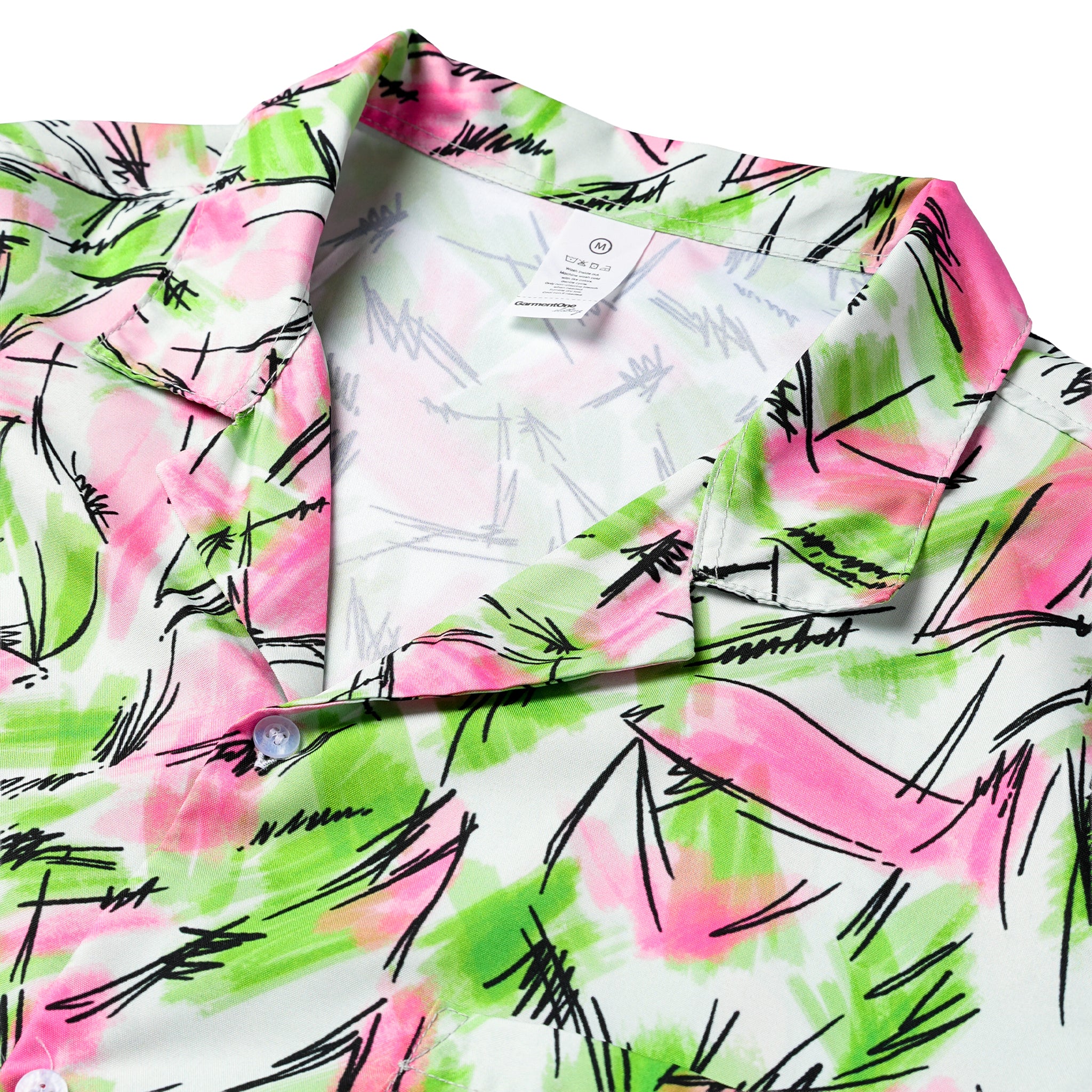 Neon Jungle Pocket Hawaiian Shirt