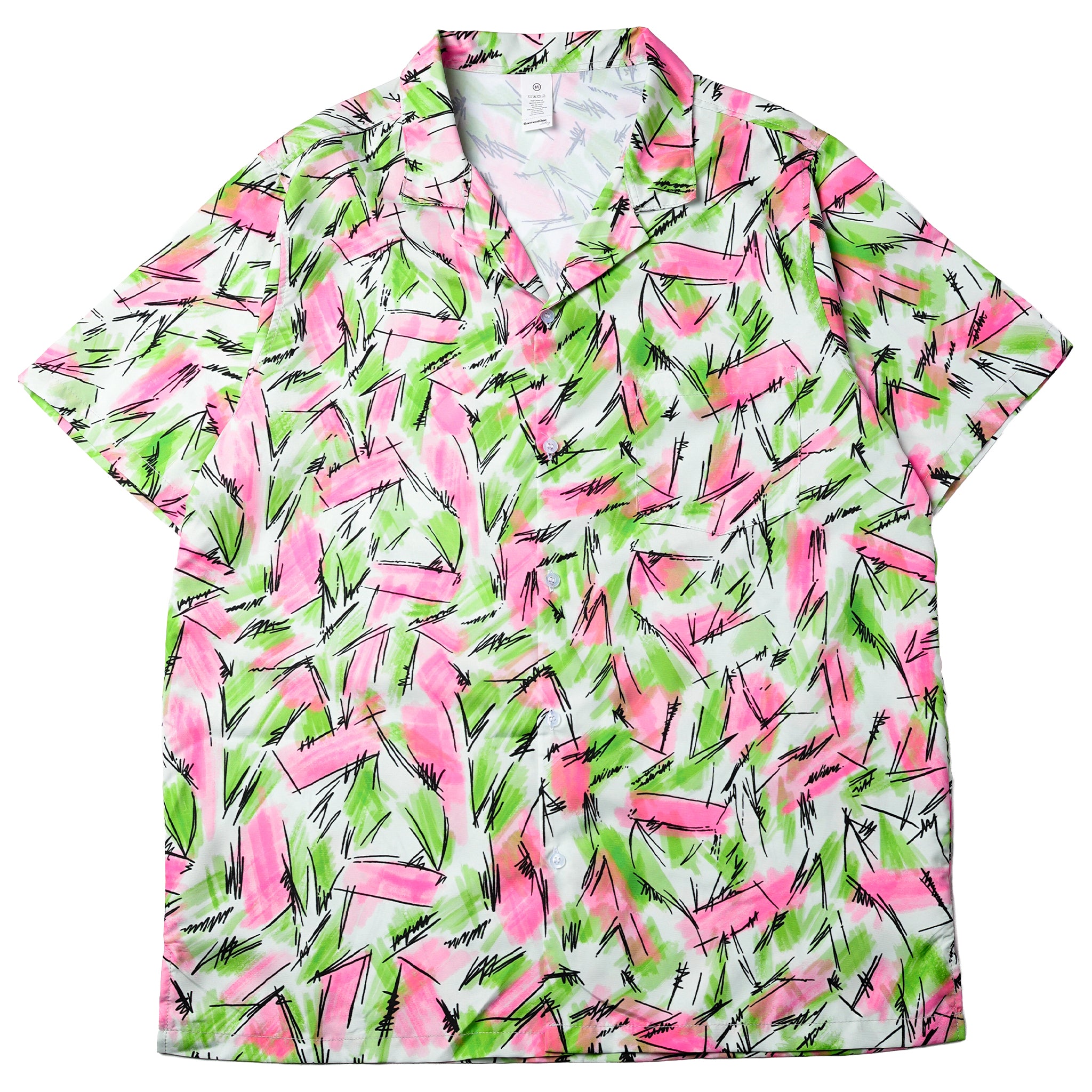 Neon Jungle Pocket Hawaiian Shirt