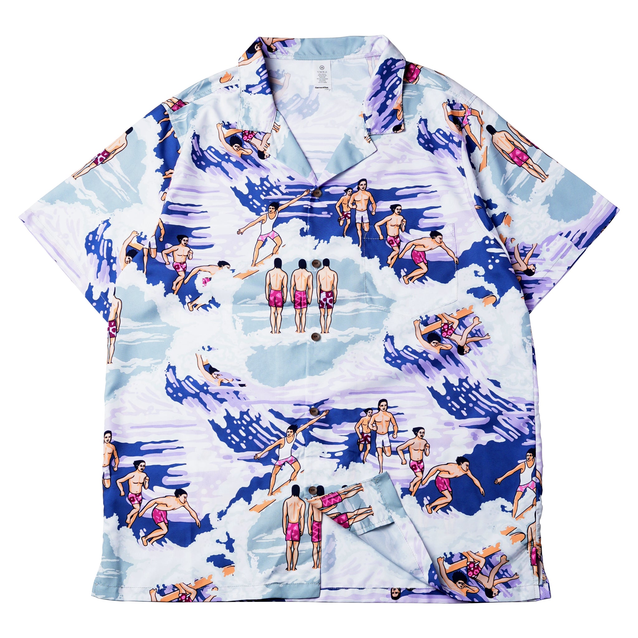 Boardshort Brotherhood Woman Pocket Hawaiian Shirt