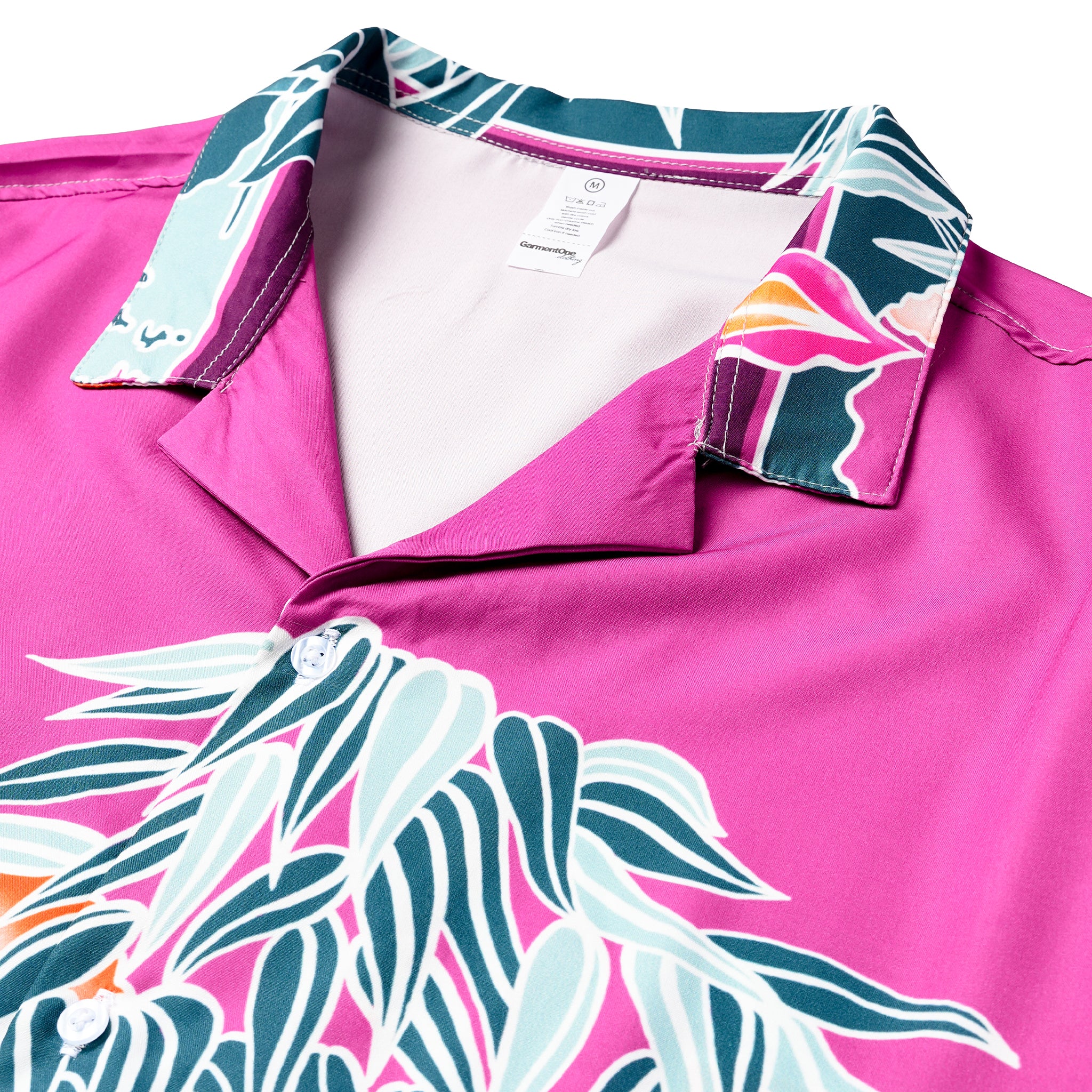 Purple Bamboo Bloom Hawaiian Shirt