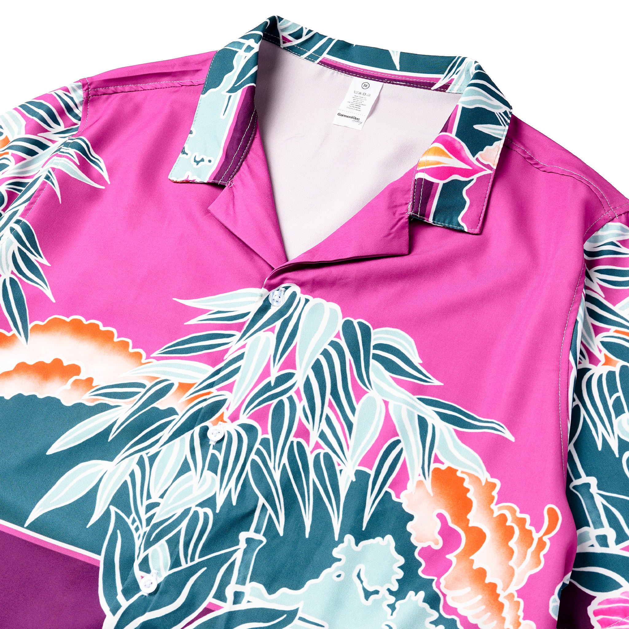 Purple Bamboo Bloom Hawaiian Shirt