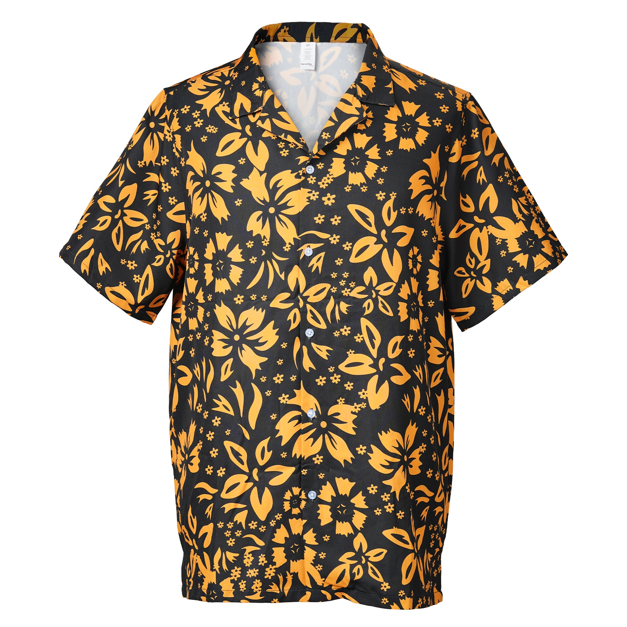 Golden Hibiscus Hawaiian Shirt