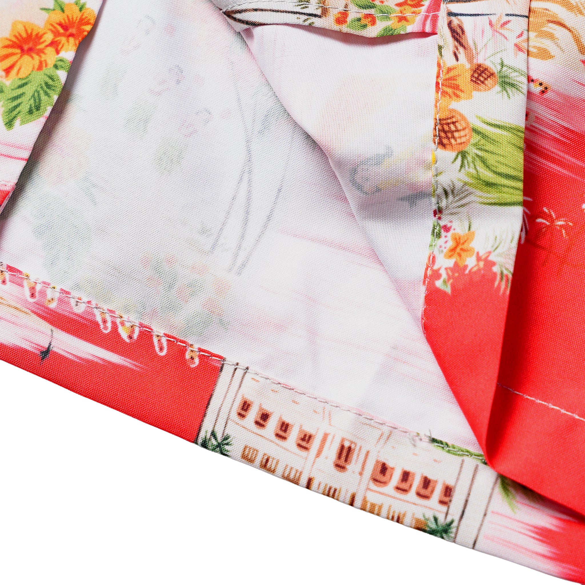 Retro Aloha Postcard Pocket Hawaiian Shirt