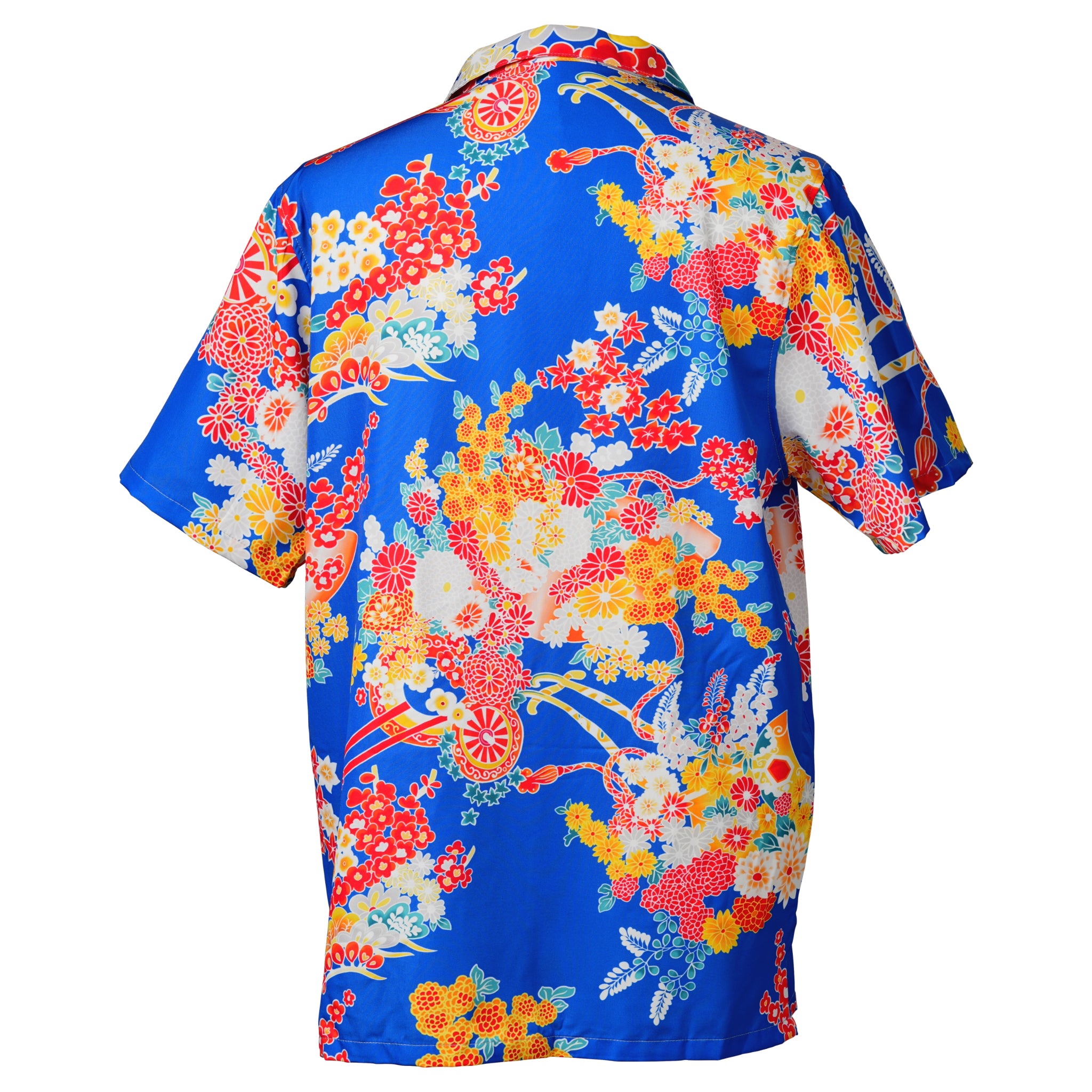 Blue Kimono Bloom Hawaiian Shirt