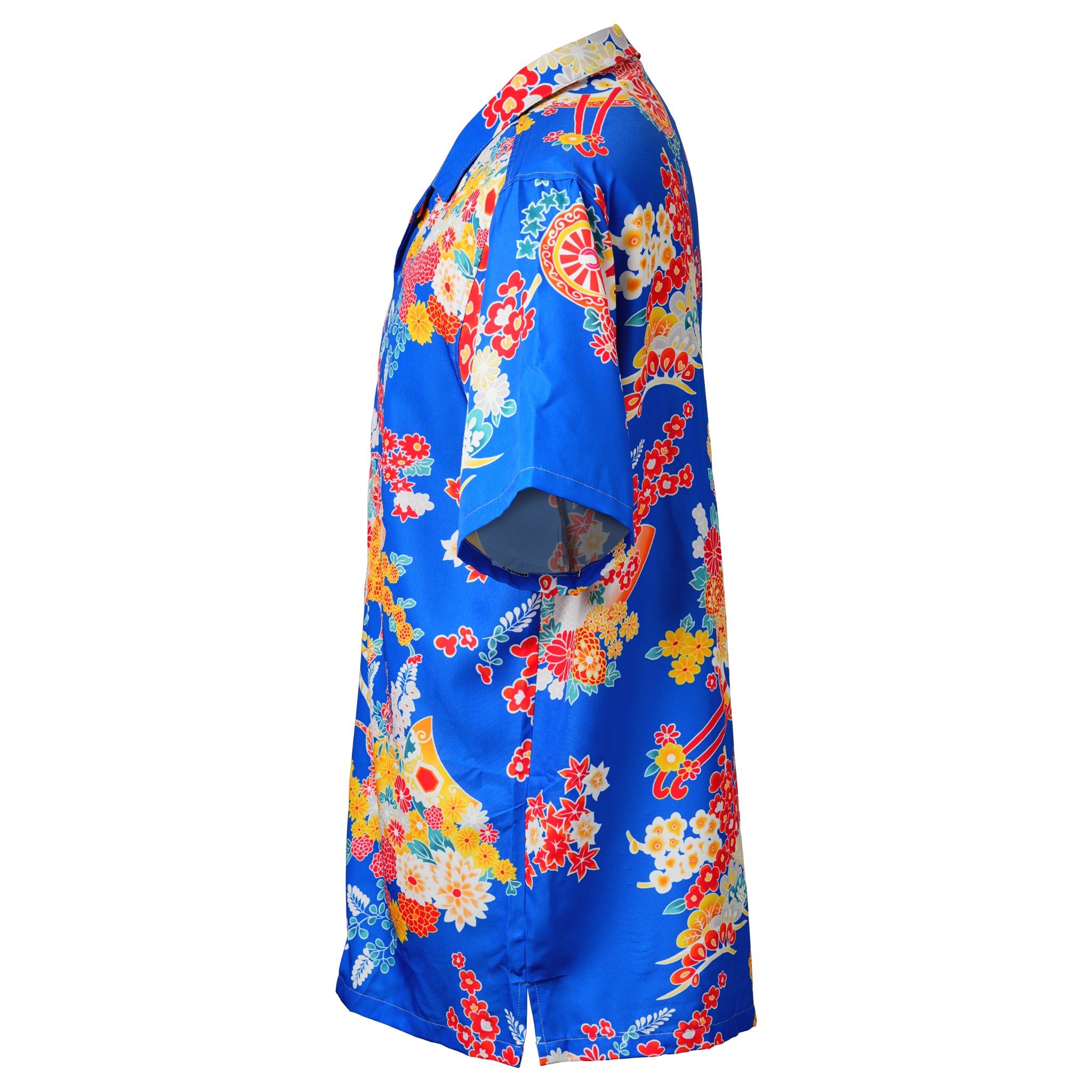 Blue Kimono Bloom Hawaiian Shirt