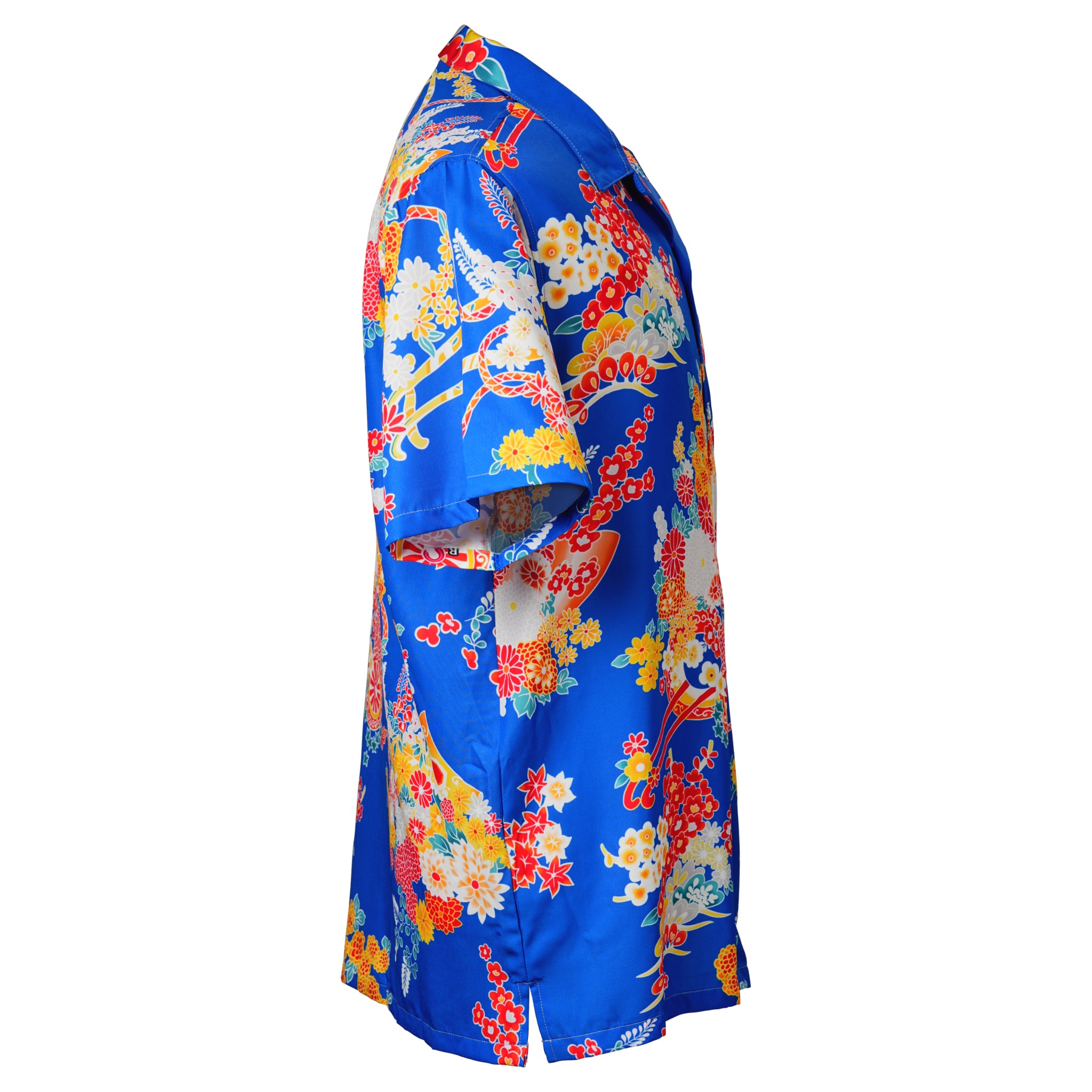 Blue Kimono Bloom Hawaiian Shirt