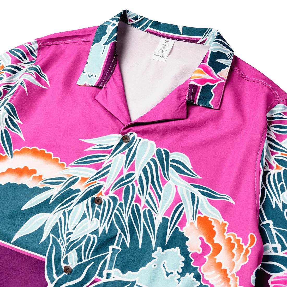 Purple Bamboo Bloom Woman Hawaiian Shirt