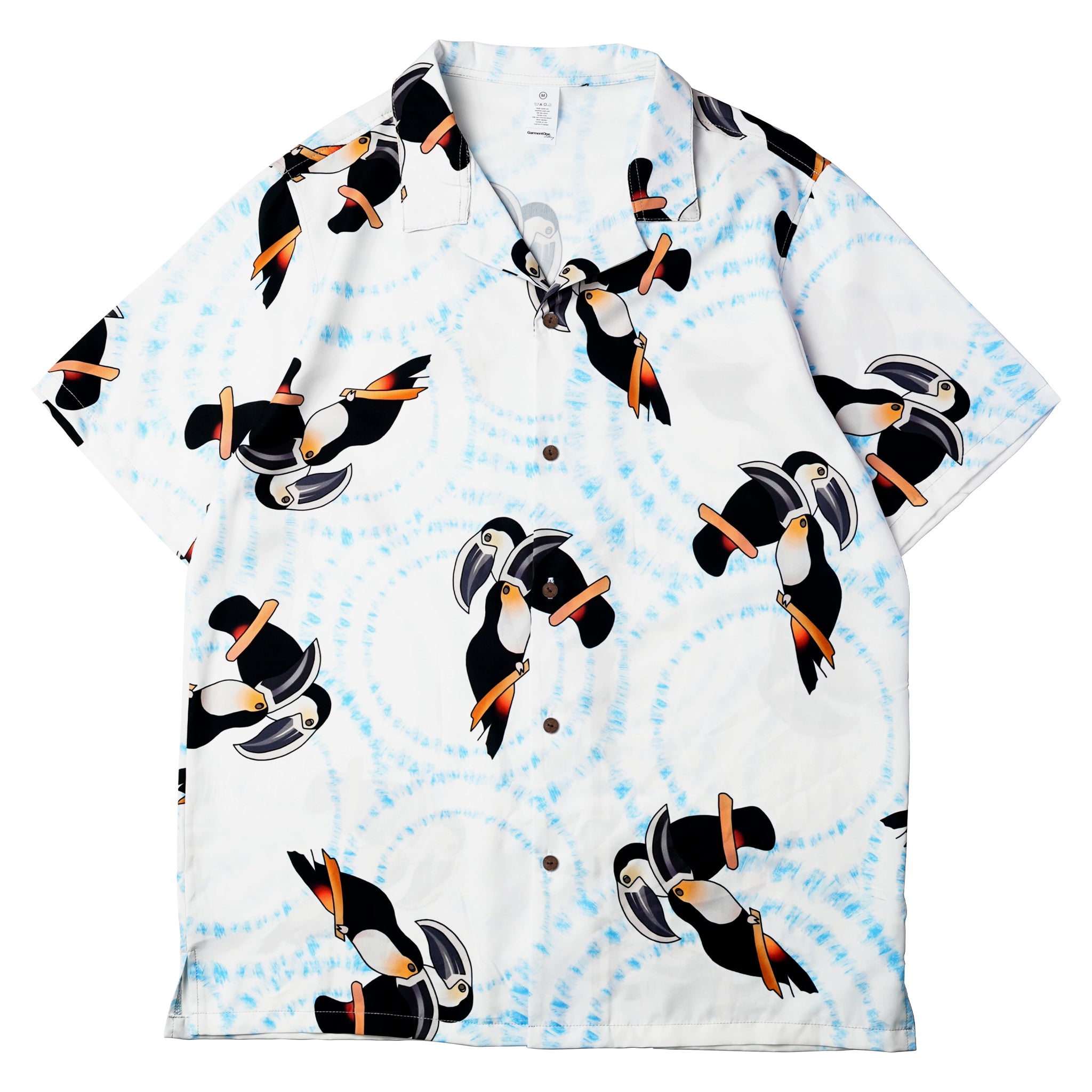 Toucan Bird Splash Woman Hawaiian Shirt